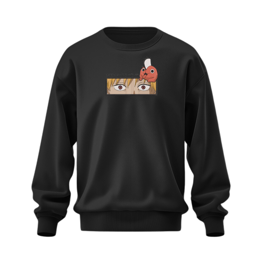 Chainsaw Man | Denji mit Pochita Eyes Sweatshirt